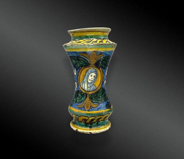 VASO DA FARMACIA o ALBARELLO - Palermo, Sicilia, Italia - Fine XVII - inizi XVIII secolo 