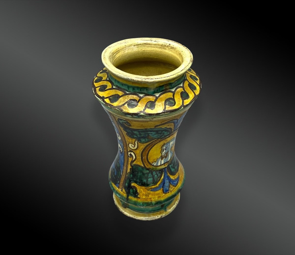 VASO DA FARMACIA o ALBARELLO - Palermo, Sicilia, Italia - Fine XVII - inizi XVIII secolo 