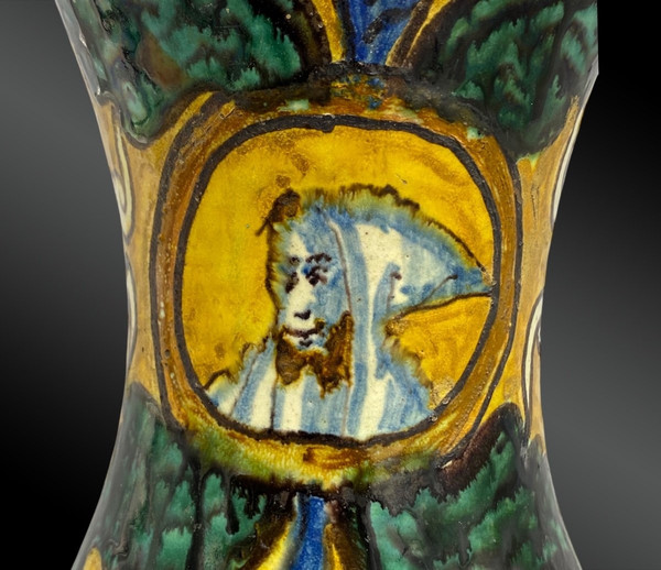 VASO DA FARMACIA o ALBARELLO - Palermo, Sicilia, Italia - Fine XVII - inizi XVIII secolo 