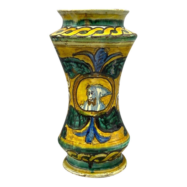 VASO DA FARMACIA o ALBARELLO - Palermo, Sicilia, Italia - Fine XVII - inizi XVIII secolo 