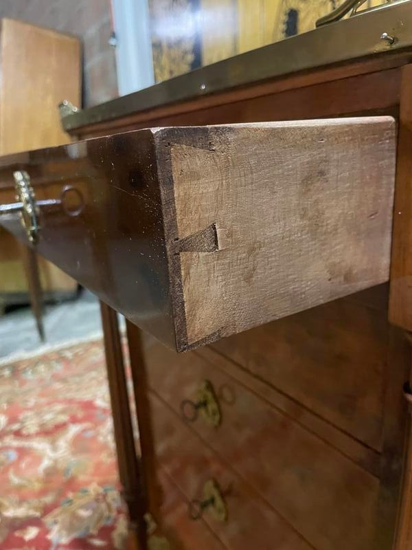 Console d'entrée de style Louis XVI en acajou
