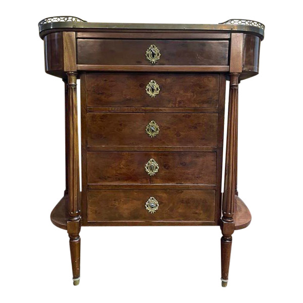 Console d'entrée de style Louis XVI en acajou