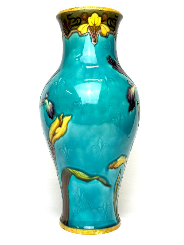 Sèvres Atelier d'Optat Milet vase Signed V. Young