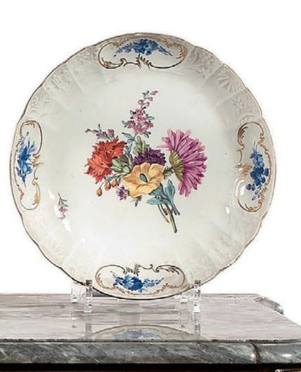 25% DISCOUNT UNTIL 30.11 - Meissen - Pair of Porcelain Compotiers - Late 17th Century