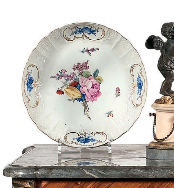 25% DISCOUNT UNTIL 30.11 - Meissen - Pair of Porcelain Compotiers - Late 17th Century