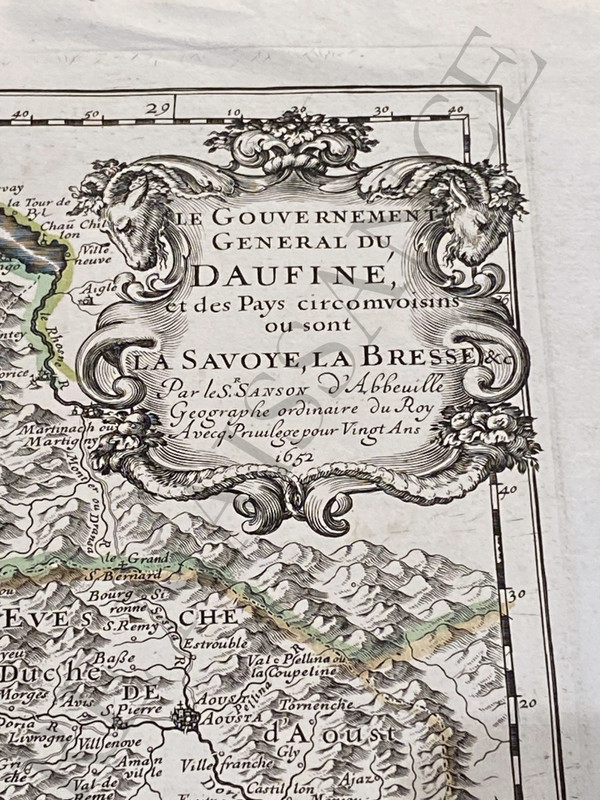 The General Government of Daufiné and the surrounding countries where Savoy, Bress are located....