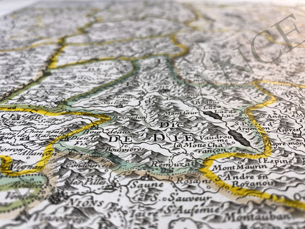 The General Government of Daufiné and the surrounding countries where Savoy, Bress are located....