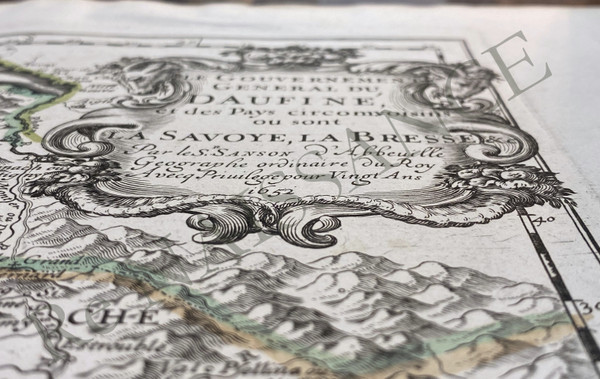 The General Government of Daufiné and the surrounding countries where Savoy, Bress are located....