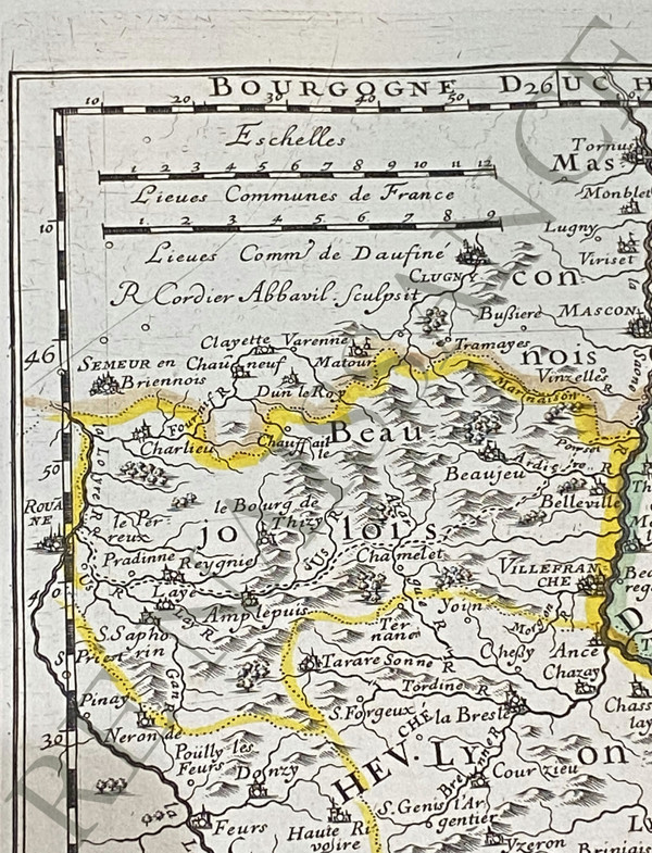 The General Government of Daufiné and the surrounding countries where Savoy, Bress are located....