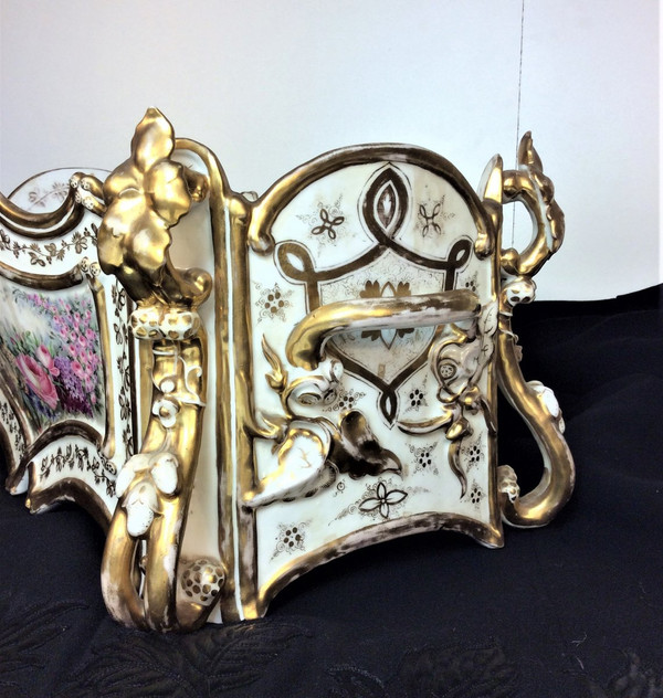 25% OFF UNTIL 11/30 - Large Porcelain Jardinière - 19th Century