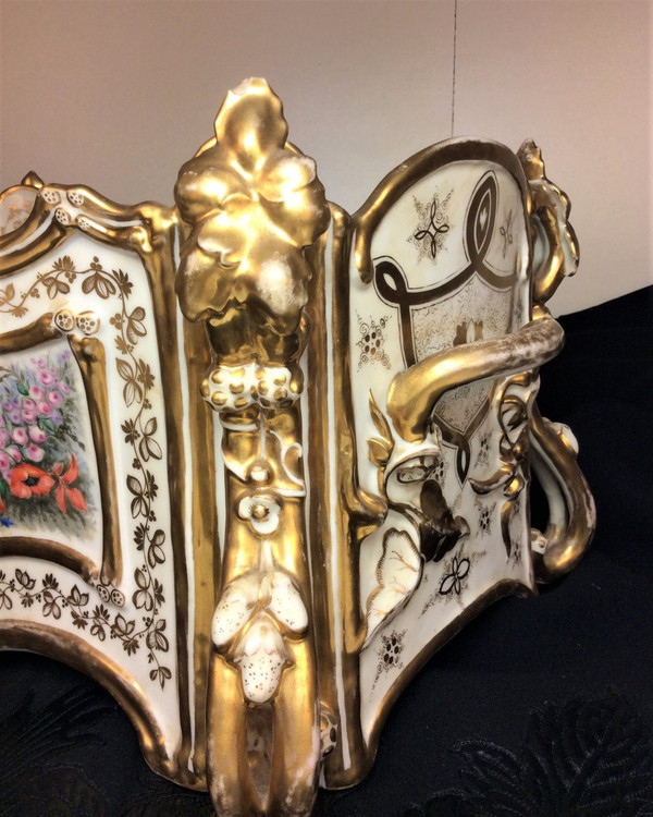25% OFF UNTIL 11/30 - Large Porcelain Jardinière - 19th Century