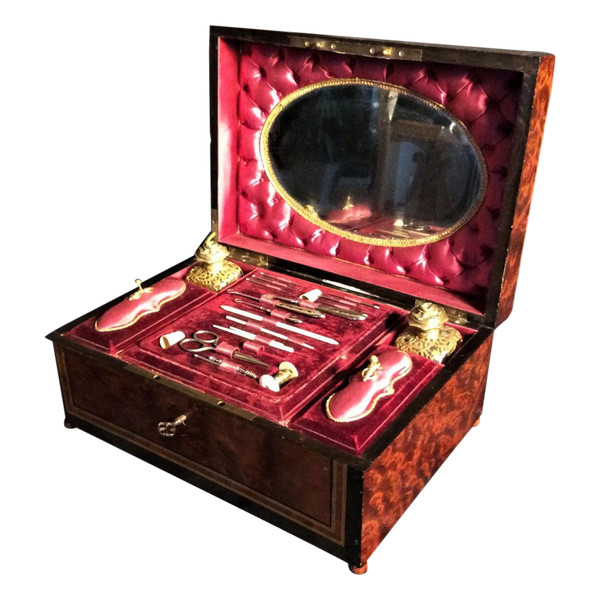 UNTIL 30.11 25% DISCOUNT - Sewing Box - Napoleon III Period - 19th Century