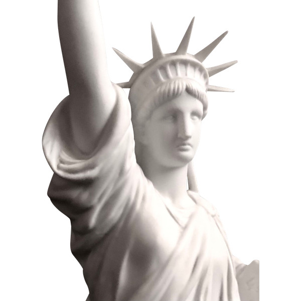 LIBERTÉ CHÉRIE / LA LIBERTÉ ÉCLAIRANT LE MONDE / LIBERTY ENLIGHTENING THE WORLD/ en biscuit 