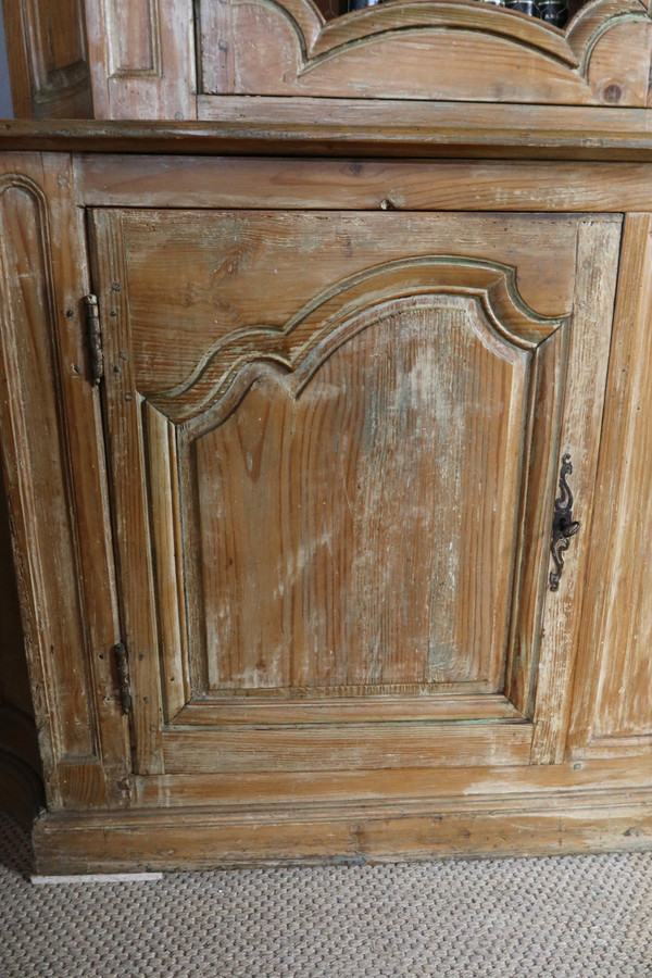Large bookcase in limed pine