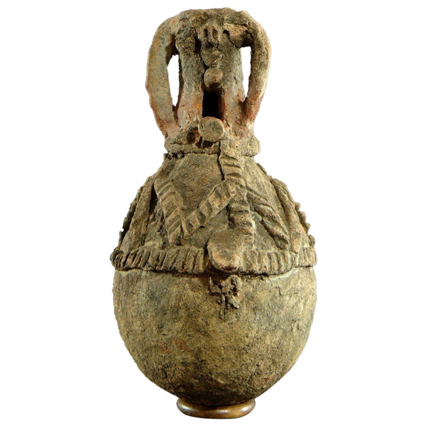 Nigéria, Peuple Cham-mwana, XIXème Siècle, Récipient Anthropomorphe Kwandalha.