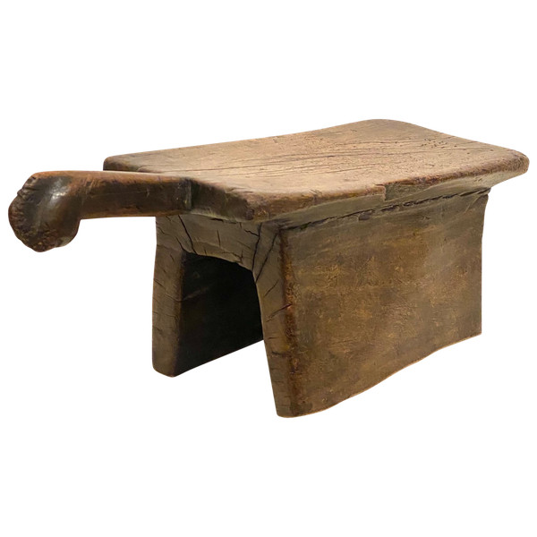 Tabouret anthropomorphe BWA du Burkina Faso 