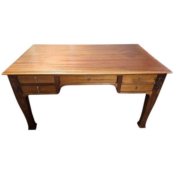 Art Nouveau desk from the Nancy School "Raisins"
