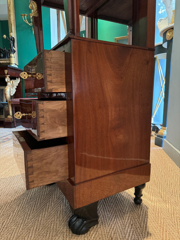 Pierre Benoit Marcion, superb barber shop stamped from the Consulate period, Return from Egypt.