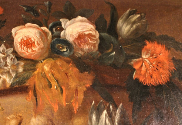 25% discount until 30.11 - VAN Der BEKEN - Vase of Flowers - Oil on Canvas - circa 1730