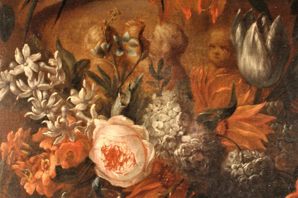 25% discount until 30.11 - VAN Der BEKEN - Vase of Flowers - Oil on Canvas - circa 1730