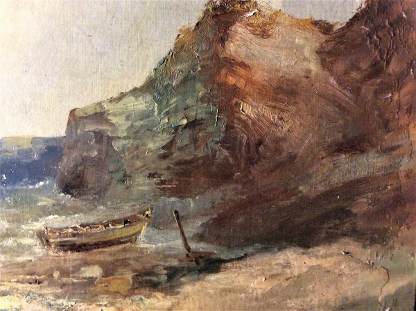 Emile Godchaux - Marine - Huile Sur Toile