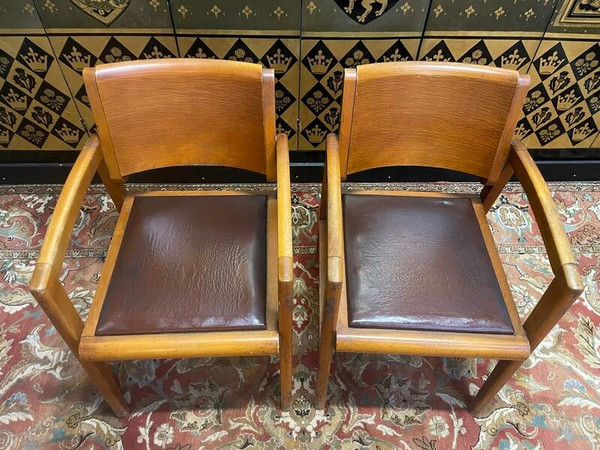 Pair of 1950s armchairs
