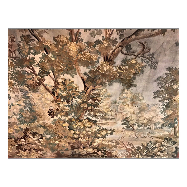Rabatt 25% bis zum 30.11 - Aubusson Wandteppich Panel Aus Wolle Und Seide - Frankreich - 19.