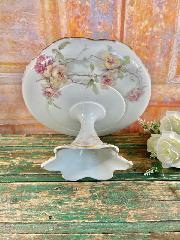 Exceptional Haviland Limoges Porcelain Service - Baltimore Rose - 61 Piece