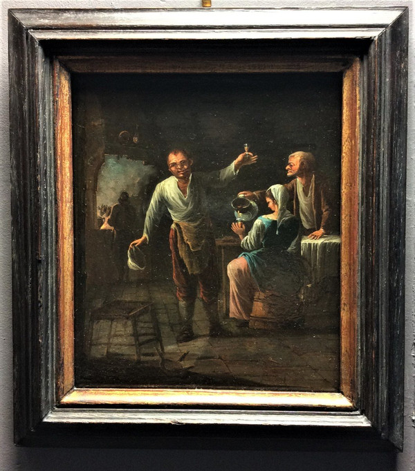 Remise de 25\% -  Scène De Taverne - Ecole Hollandaise - Fin XVIIème