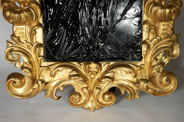 From 06.10 to 30.11 - REMISE 25\% - Beautiful Italian Gilded Wood Mirror - 19th Century