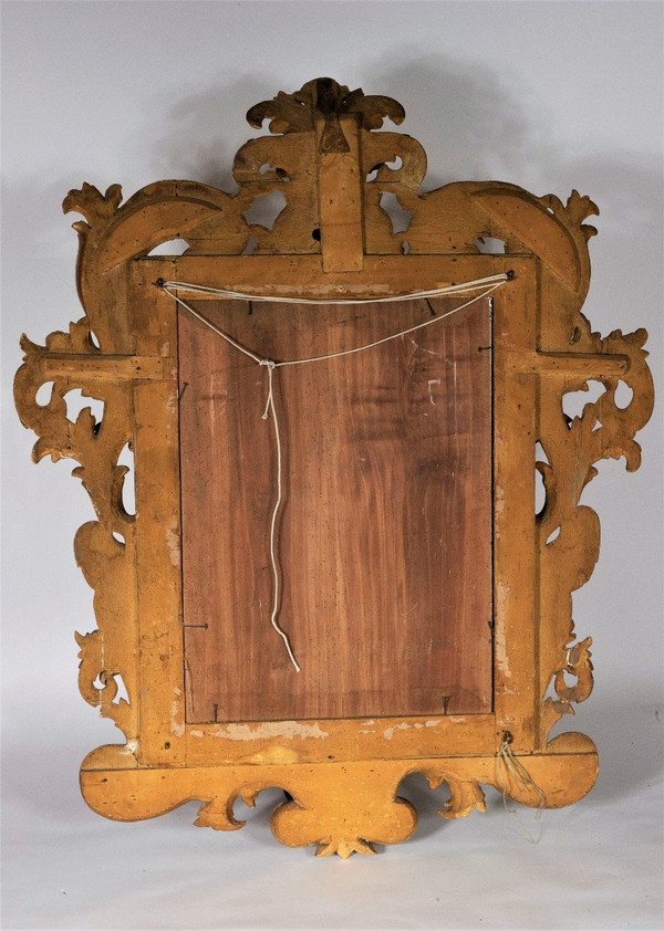 From 06.10 to 30.11 - REMISE 25\% - Beautiful Italian Gilded Wood Mirror - 19th Century