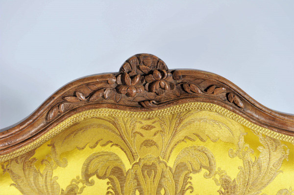 25 % DISCOUNT UNTIL 30.11 - Stamped Nogaret A Lyon - Fauteuil A Dossier Plat -XVIIIème