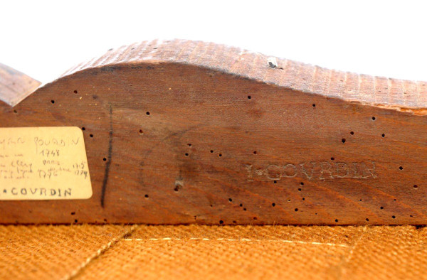 From 06.10 to 30.11 - REMISE 25\% - Stamped "i Gourdin" - Beau Fauteuil A La Reine - XVIIIème