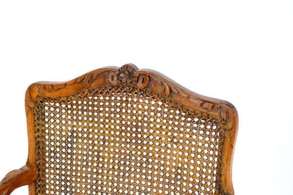 From 06.10 to 30.11 - REMISE de 25\% - Stamped H. Amand - Fauteuil A Dossier Plat - Ep Régence