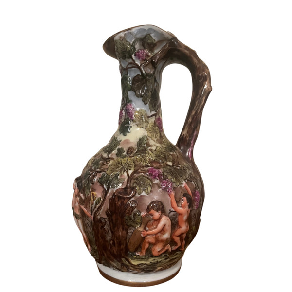 Porcelain vase from Naples (Capo di Monte)