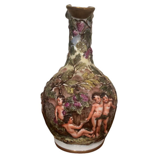Porcelain vase from Naples (Capo di Monte)