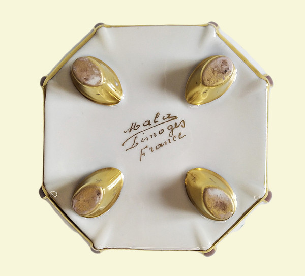 Limoges Hand Painted Porcelain Candy Jewelry Box