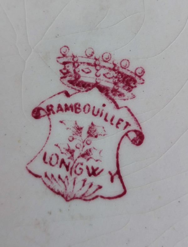 Old Longwy Tableware Service Rambouillet Model 49 ironstone pieces