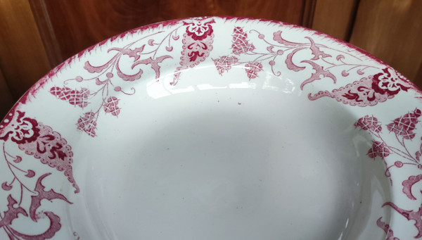 Old Longwy Tableware Service Rambouillet Model 49 ironstone pieces