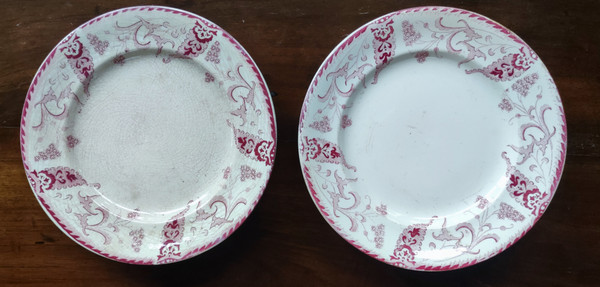 Old Longwy Tableware Service Rambouillet Model 49 ironstone pieces