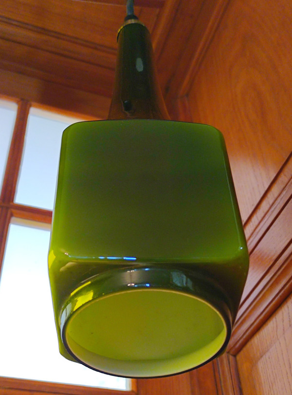 Scandinavian design glass paste chandelier suspension