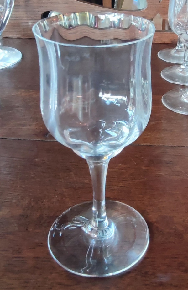 Baccarat Kristall-Eimer-Karaffe-Gläser-Set, Capri-Modell, 20-teilig 
