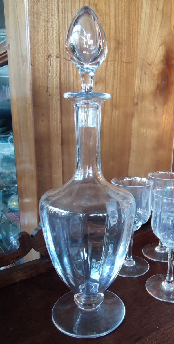 Baccarat Kristall-Eimer-Karaffe-Gläser-Set, Capri-Modell, 20-teilig 