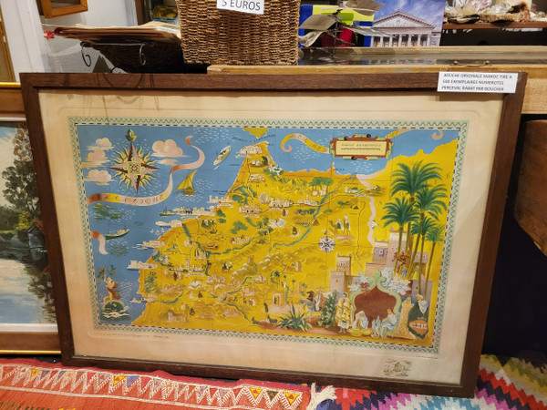 Original Air France poster Morocco