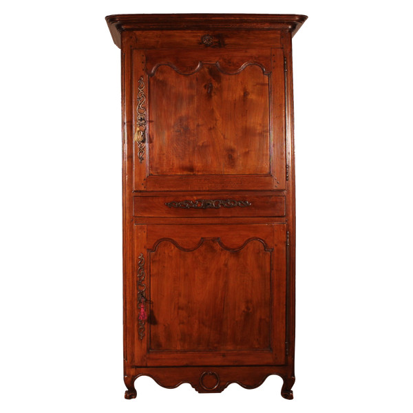 French Wardrobe In Cherry Wood - 18th Century