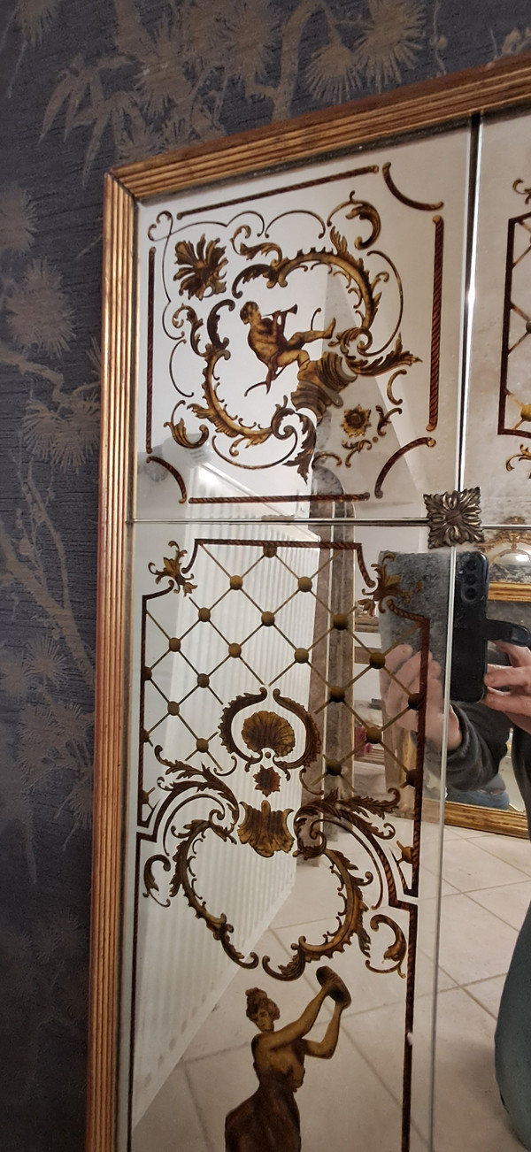 Miroir de bistrot  202 x 102