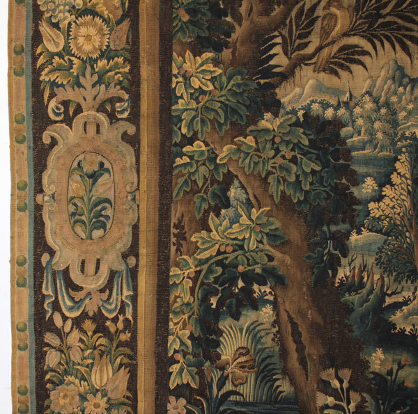 Tapisserie Verdure, ateliers de la Marche (région d’Aubusson), fin XVIIe - début XVIIIe siècle