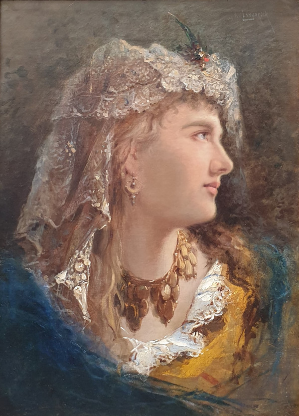 Henri LANGEROCK - Giovane ragazza russa