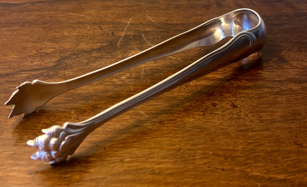 Pinza per ghiaccio Cristofle in metallo argentato 