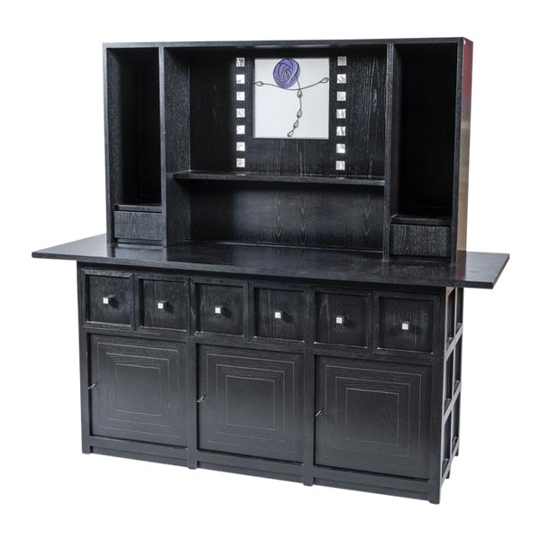 Charles Rennie Mackintosh, Sideboard mit zwei Korpussen, Jugendstilmöbel